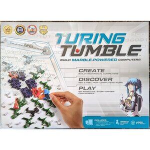 Turing Tumble Marble Powered Mechanical Computer Coding Game Anime HARDLY USED